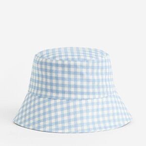 Bucket Hat Blue White New